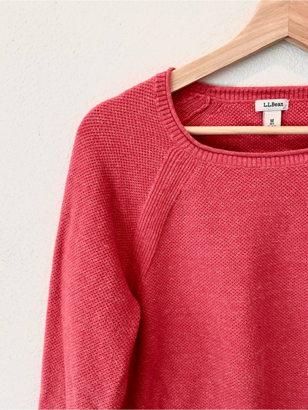 L.L. Bean Women's Coral Sweater